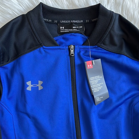 Under Armour Challenger II track zip up  jacket, youth Small - Picture 2 of 3